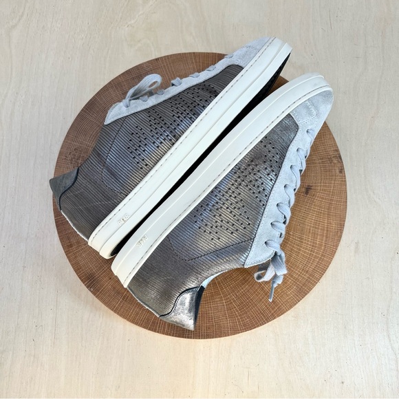 *P448 | John Sneaker in Roccia Suede Leather Low Top Sneakers Size 39/8.5-9 - Picture 7 of 16